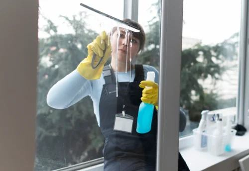 Nettoyage de vitres intérieures et extérieures à Saint-Vert